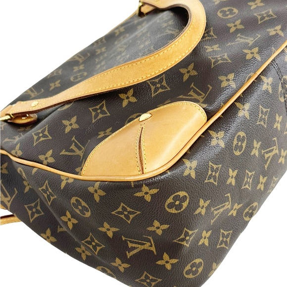 Louis Vuitton Estrela MM Tote Crossbody Handbag Monogram Brown Canvas - Picture 10 of 15